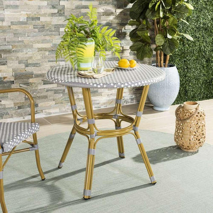 Safavieh - Sidford Bistro Table - Grey - White - PAT4012B veiw 2