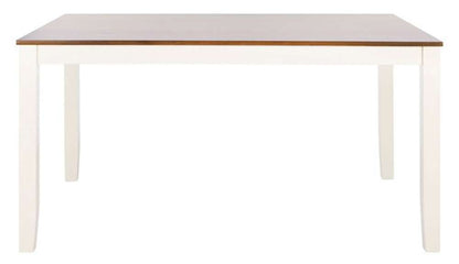 Safavieh - Silio Rectangle Dining Table - White - Natural - DTB9213A veiw 1