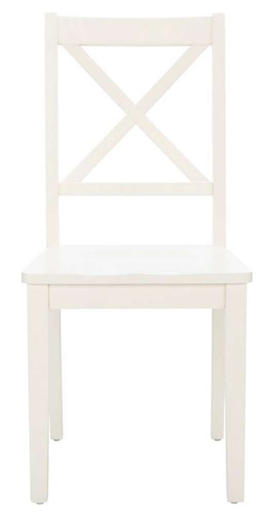 Safavieh - Silio X-Back Dining Chair - White  (Set of 2) - DCH9214B-SET2 veiw 1