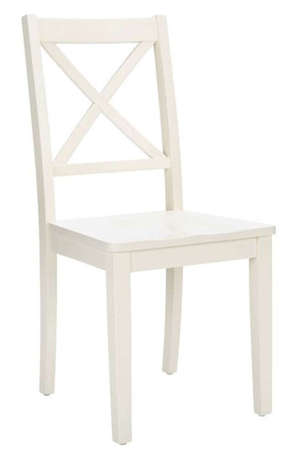 Safavieh - Silio X-Back Dining Chair - White  (Set of 2) - DCH9214B-SET2 veiw 3