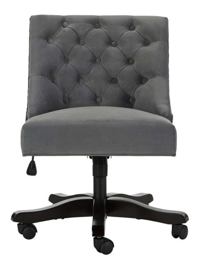 Safavieh - Soho Tufted Swivel Desk Chair - Grey - MCR1030B veiw 1
