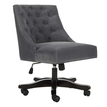 Safavieh - Soho Tufted Swivel Desk Chair - Grey - MCR1030B veiw 3