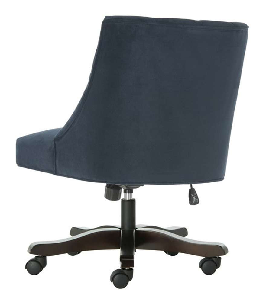 Safavieh - Soho Tufted Swivel Desk Chair - Navy - MCR1030C veiw 2