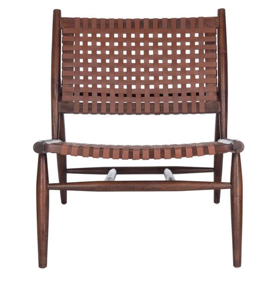 Safavieh - Soleil Accent Chair - Cognac - Brown - ACH1001B veiw 1