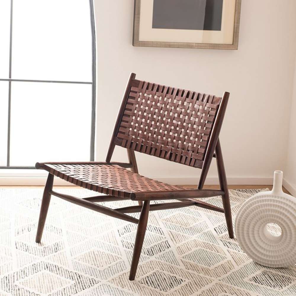 Safavieh - Soleil Accent Chair - Cognac - Brown - ACH1001B veiw 2