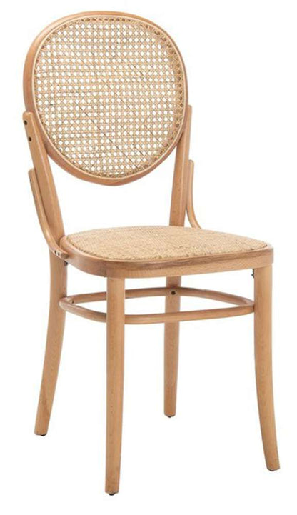 Safavieh - Sonia Cane Dining  Chair - Natural  (Set of 2) - DCH9504C-SET2 veiw 3