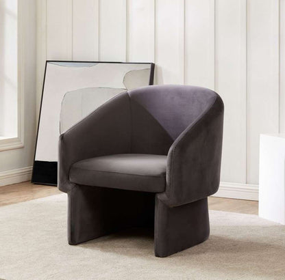 Safavieh - Susie Barrel Back Accent Chair - Dark Grey - SFV4781C veiw 2