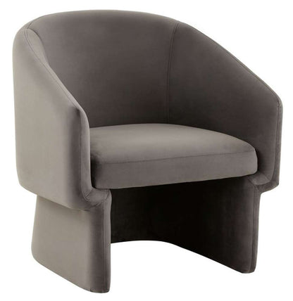 Safavieh - Susie Barrel Back Accent Chair - Dark Grey - SFV4781C veiw 3