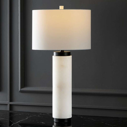 Safavieh - Sydni Alabaster Pillar Table Lamp - White - CTL1029A veiw 2