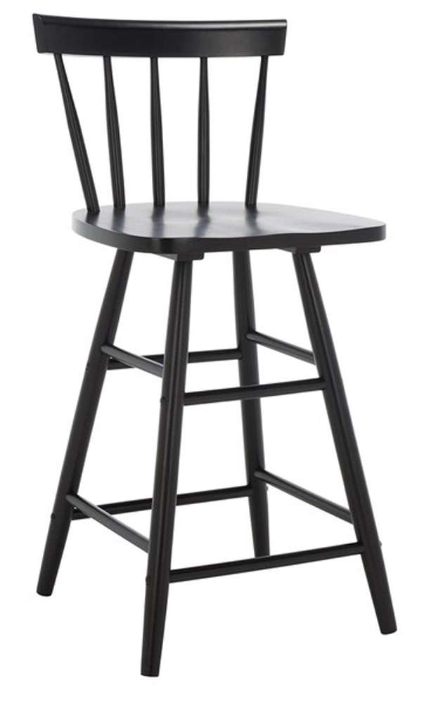 Safavieh - Tally Wood Counter Stool - Black - BST1401A veiw 3