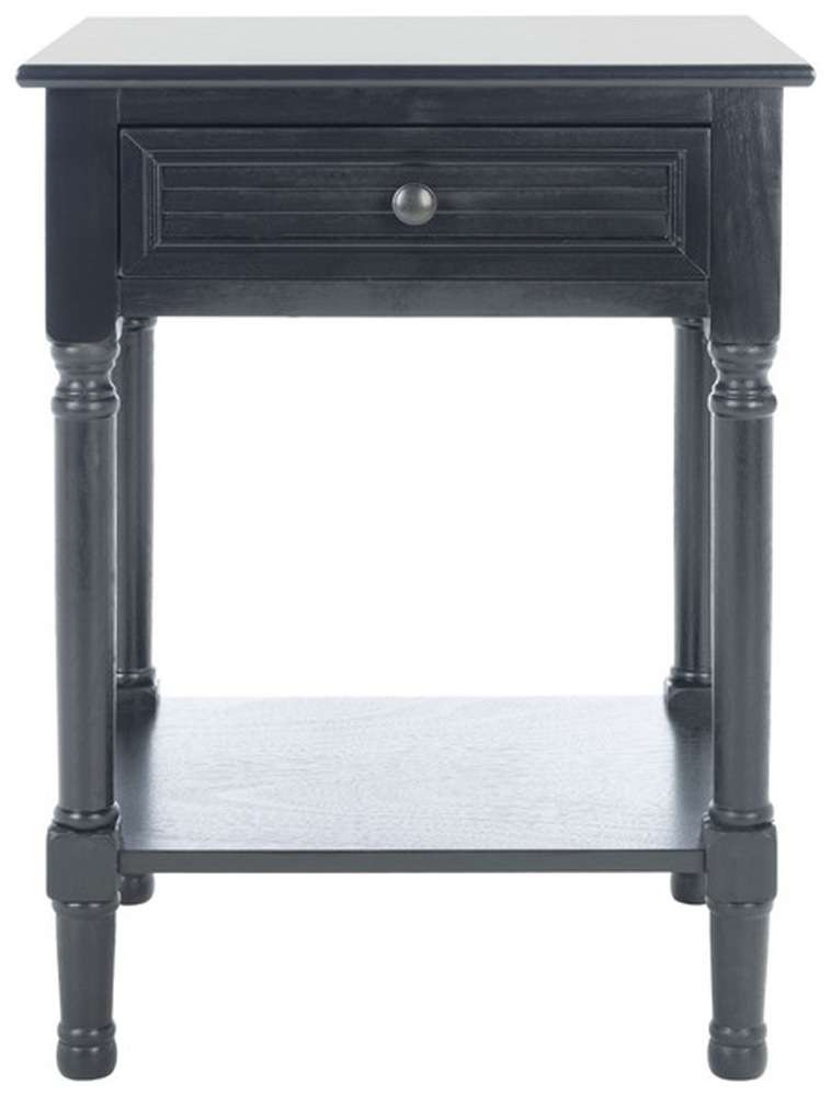 Safavieh - Tate 1Drw Accent Table - Black - ACC5714B veiw 1
