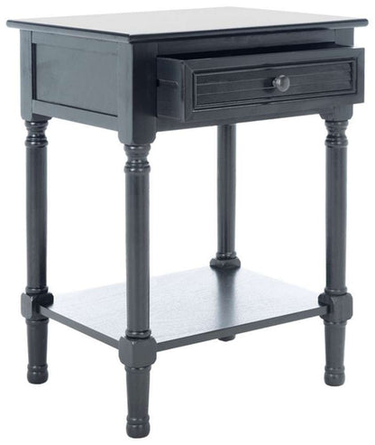 Safavieh - Tate 1Drw Accent Table - Black - ACC5714B veiw 4