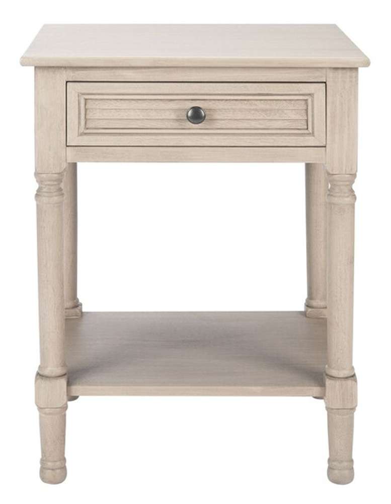 Safavieh - Tate 1Drw Accent Table - Greige - ACC5714D veiw 1