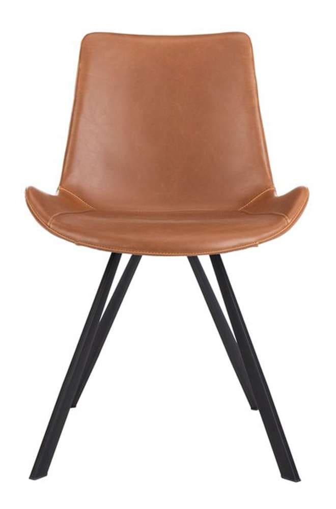 Safavieh - Terra Accent Chair - Cognac - Black  (Set of 2) - ACH7004D-SET2 veiw 1