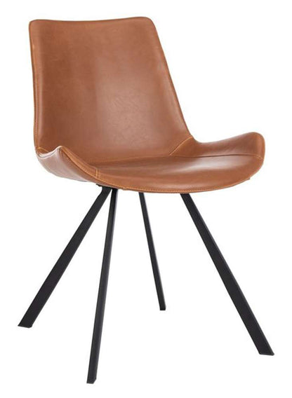 Safavieh - Terra Accent Chair - Cognac - Black  (Set of 2) - ACH7004D-SET2 veiw 3