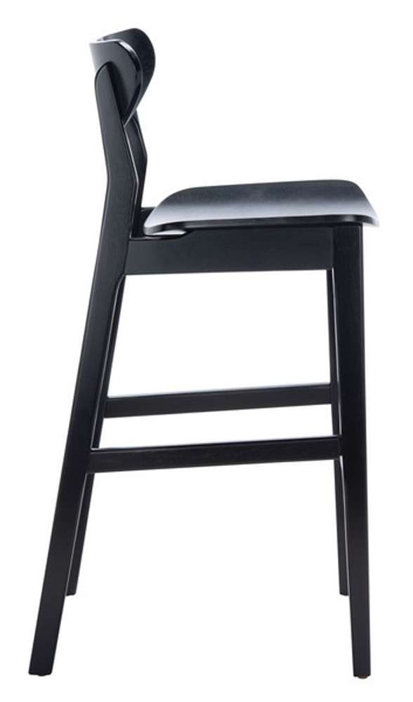Safavieh - Thaxton Bar Stool - Black  (Set of 2) - BST1500B-SET2 veiw 4