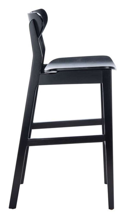 Safavieh - Thaxton Bar Stool - Black  (Set of 2) - BST1500B-SET2 veiw 4