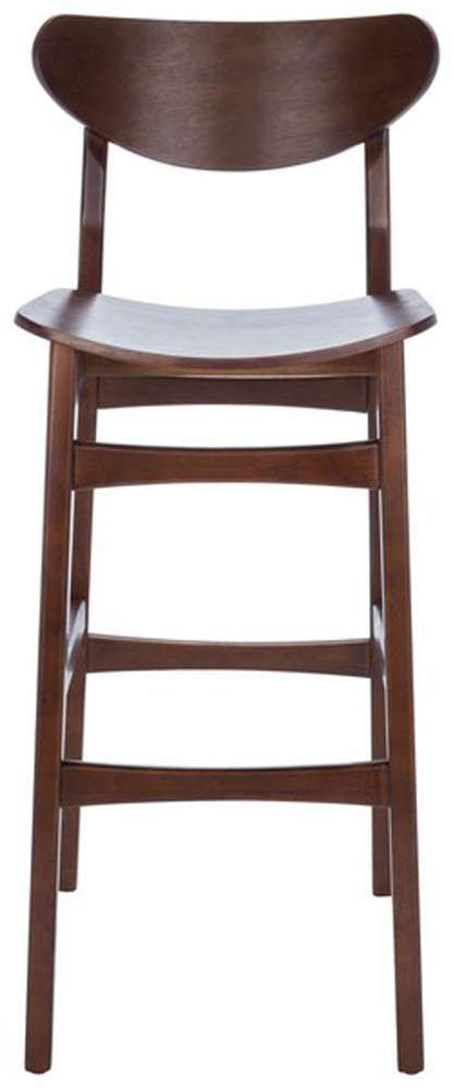 Safavieh - Thaxton Bar Stool - Walnut  (Set of 2) - BST1500D-SET2 veiw 1