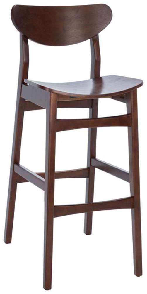 Safavieh - Thaxton Bar Stool - Walnut  (Set of 2) - BST1500D-SET2 veiw 3