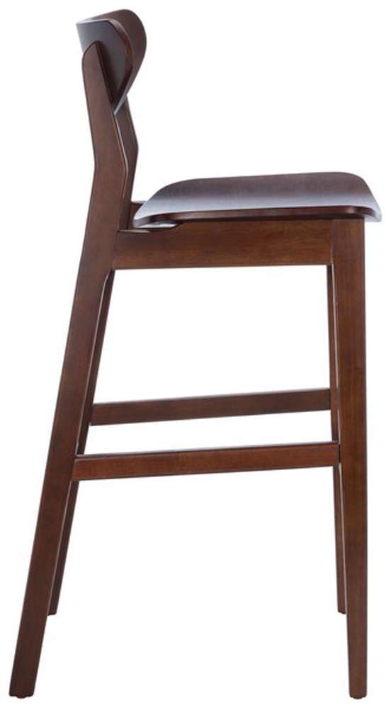 Safavieh - Thaxton Bar Stool - Walnut  (Set of 2) - BST1500D-SET2 veiw 4
