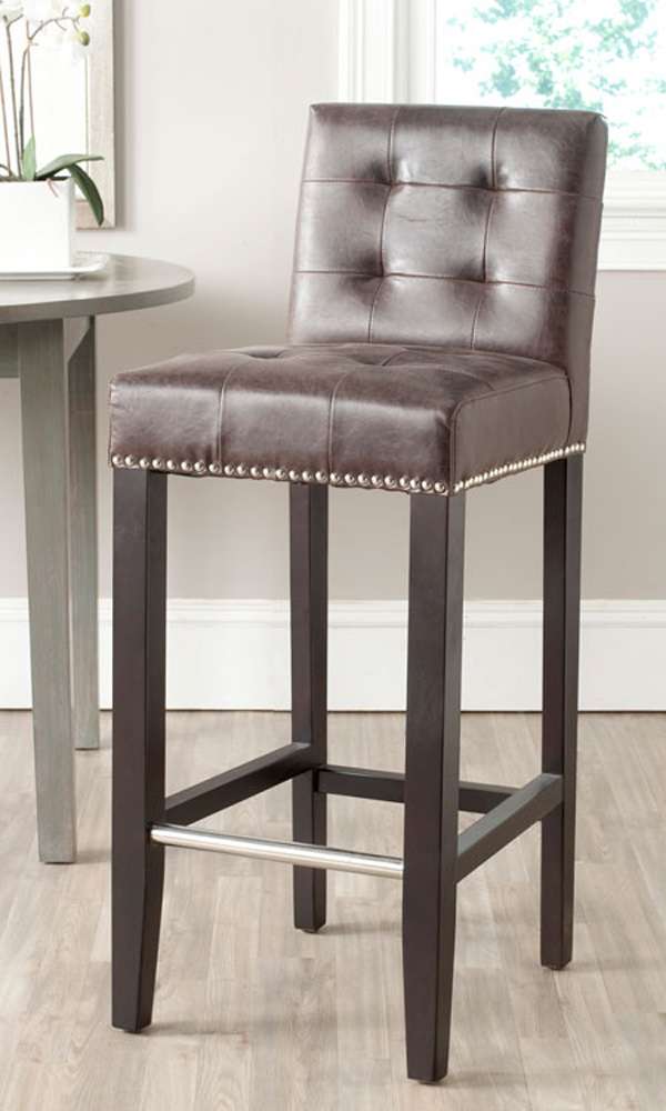 Safavieh - Thompson Barstool - Antique Brown - MCR4505F veiw 2