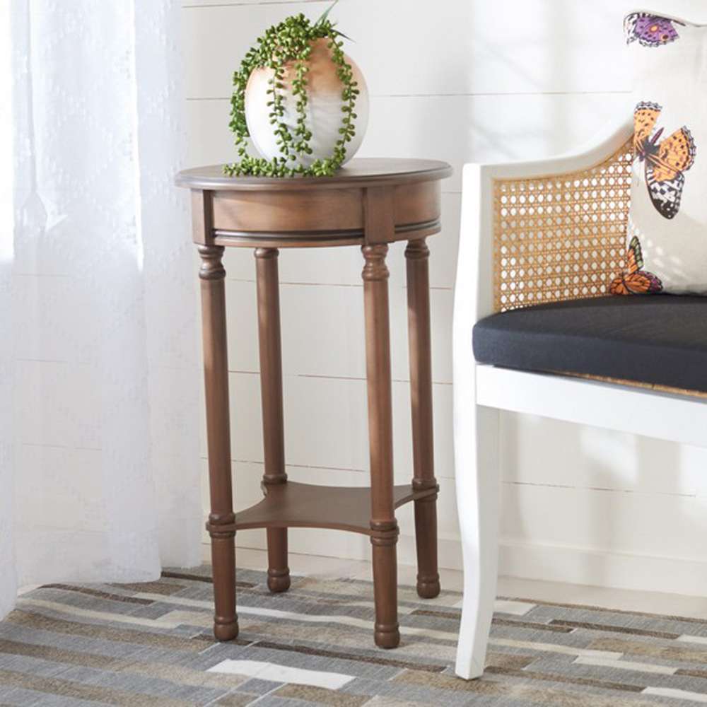 Safavieh - Tinsley Round Accent Table - Brown - ACC5717C veiw 2