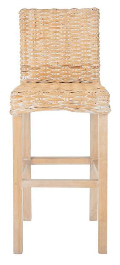 Safavieh - Tobie Rattan Bar Stool - White Washed - BST6500D veiw 1
