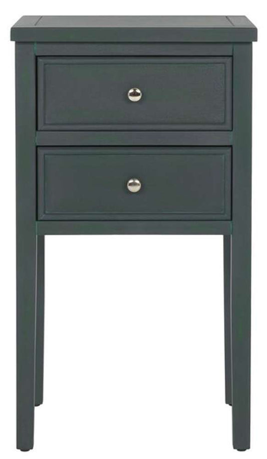 Safavieh - Toby Accent Table W Storage Drwrs - Dark Teal - AMH6625B veiw 1
