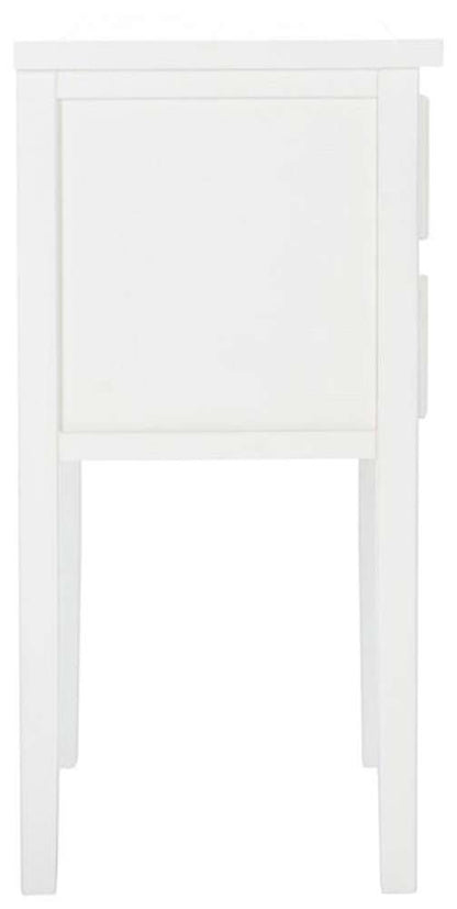 Safavieh - Toby Accent Table W Storage Drwrs - White - AMH6625E veiw 4