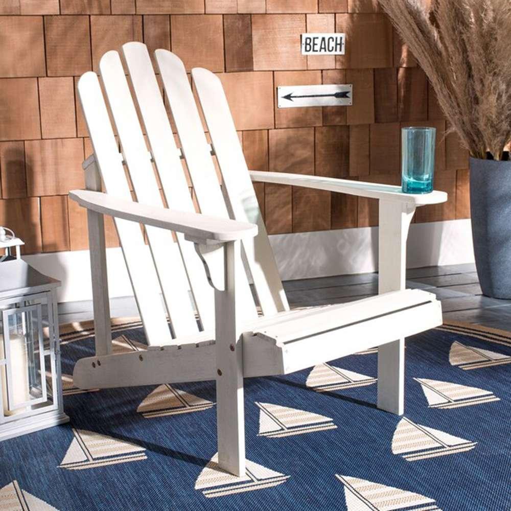 Safavieh - Topher Adirondack Chair - White - PAT7027C veiw 2