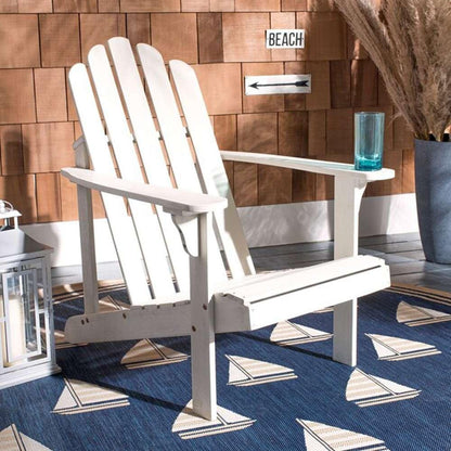 Safavieh - Topher Adirondack Chair - White - PAT7027C veiw 2