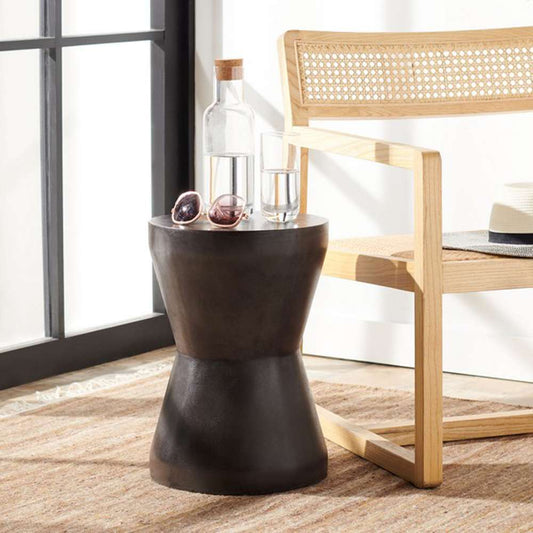 Safavieh - Torre In/Outdoor Accent Stool - Black - VNN1001C veiw 2