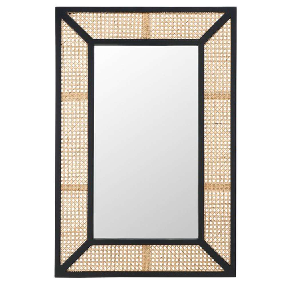 Safavieh - Tulia 24in Mirror - Black - Natural - MRR2016A veiw 1