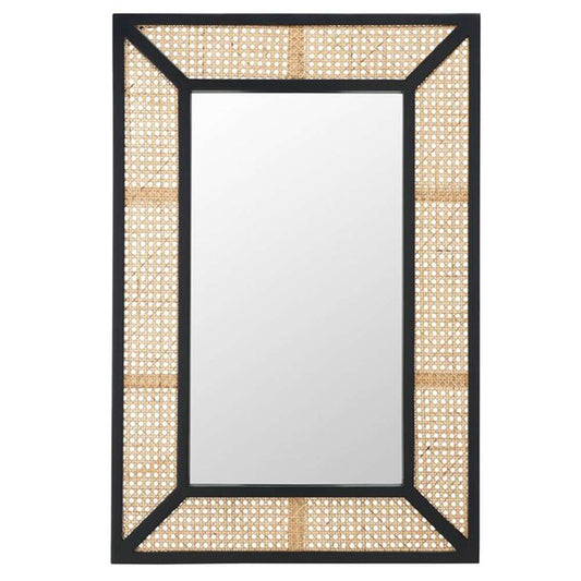 Safavieh - Tulia 24in Mirror - Black - Natural - MRR2016A veiw 1