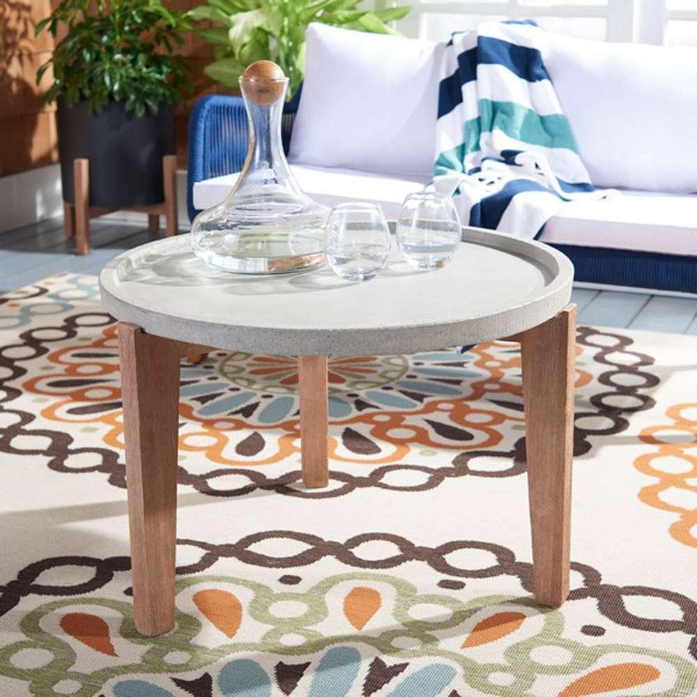 Safavieh - Valton Side Table - Light Grey - PAT1511B veiw 2