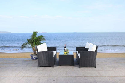 Safavieh - Vellor 4Pc Living Set - Black - Beige - PAT7516A veiw 1