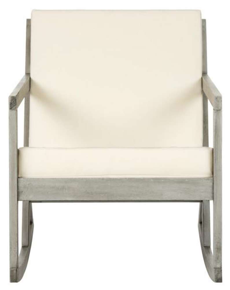 Safavieh - Vernon Rocking Chair - Grey - Beige - PAT7013E veiw 1