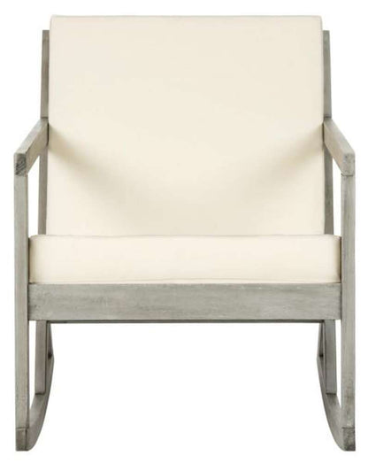 Safavieh - Vernon Rocking Chair - Grey - Beige - PAT7013E veiw 1