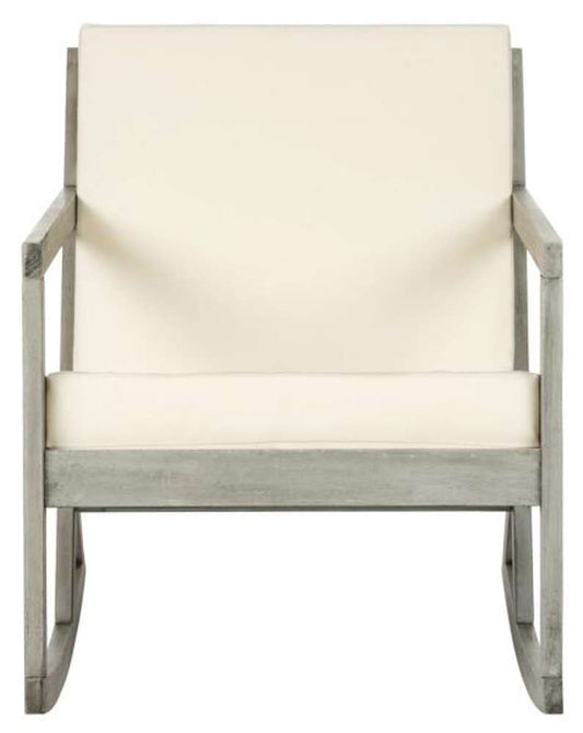 Safavieh - Vernon Rocking Chair - Grey - Beige - PAT7013E veiw 1