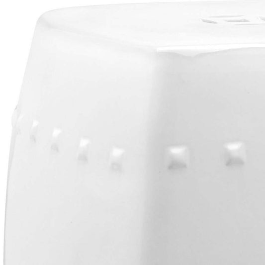 Safavieh - Villa Garden Stool - White - ACS4524A veiw 2