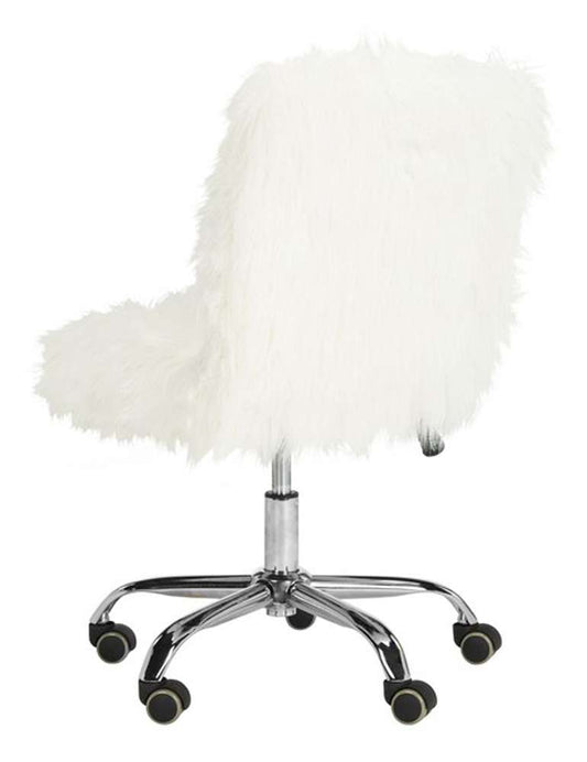 Safavieh - Whitney Swivel Office Chair - White - Chrome - OCH4505A veiw 1
