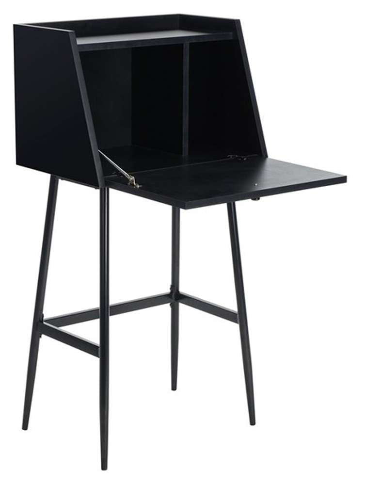 Safavieh - Xander Modern Secretary Desk - Black - DSK2203C veiw 3