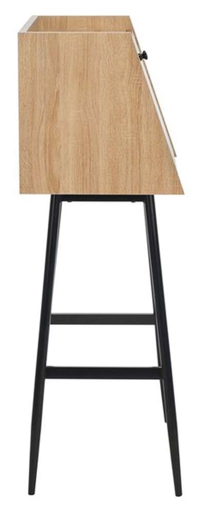 Safavieh - Xander Modern Secretary Desk - Natural - Black - DSK2203A veiw 4