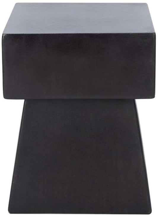 Safavieh - Zen In/Outdoor Accent Stool - Black - VNN1000C veiw 1