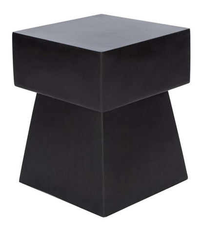 Safavieh - Zen In/Outdoor Accent Stool - Black - VNN1000C veiw 3