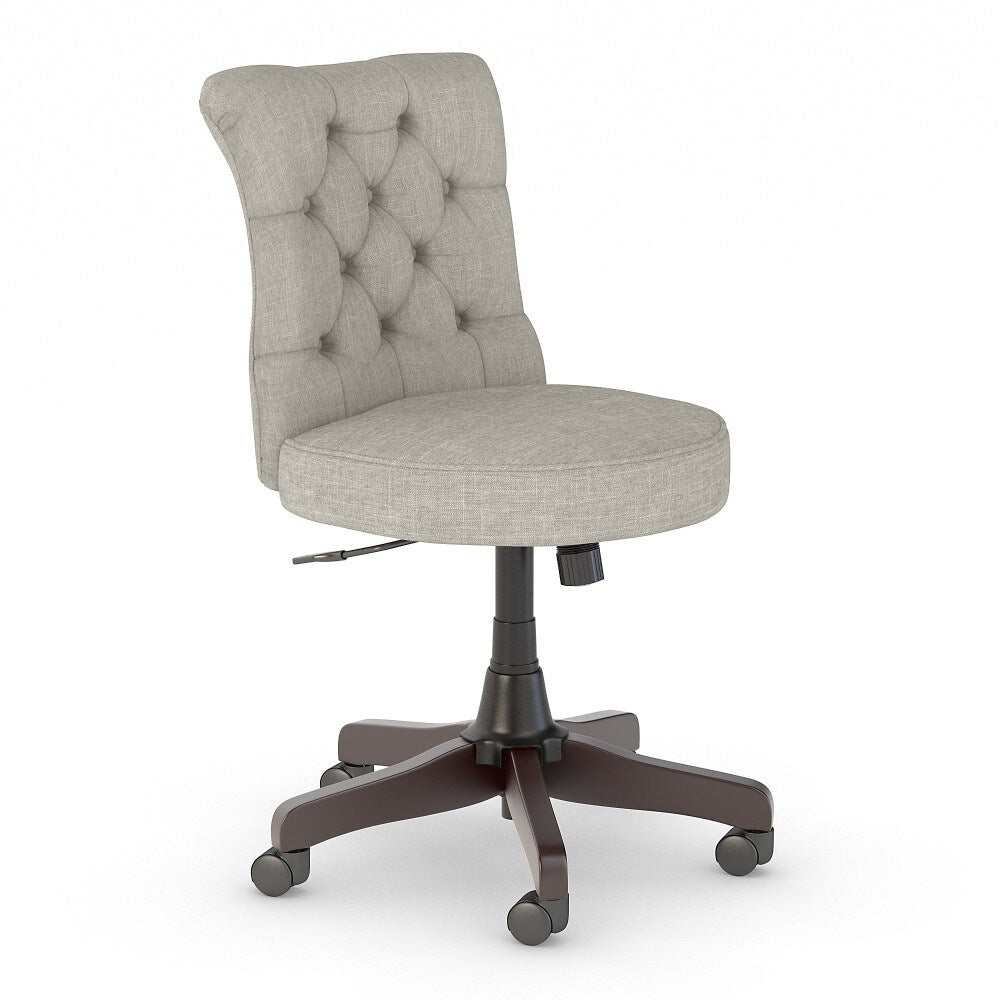 Bush Furniture - Salinas Mid Back Tufted Office Chair in Light Gray Fabric - SAL009LG veiw 1
