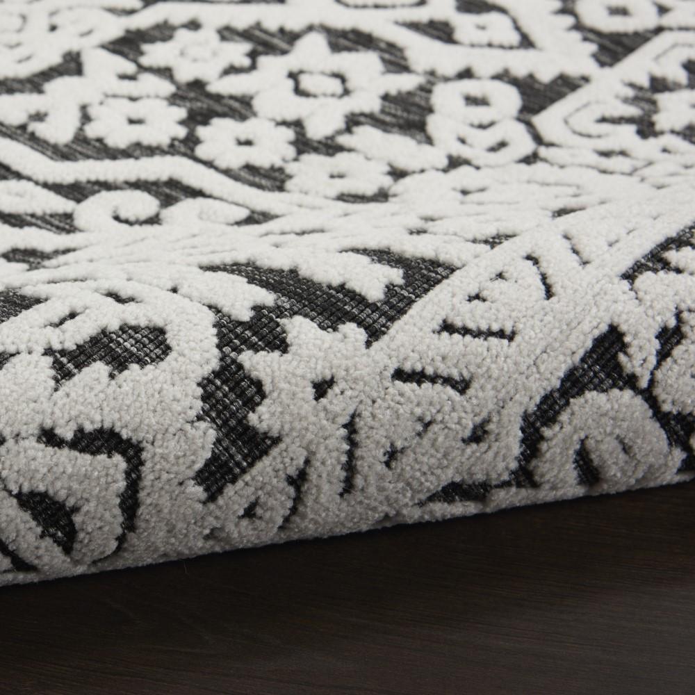 Nourison - Key Largo 22in x 76in Dark Grey Area Rug - KLG04-99446771339_CLOSEOUT veiw 2