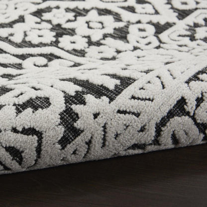 Nourison - Key Largo 22in x 76in Dark Grey Area Rug - KLG04-99446771339_CLOSEOUT veiw 2