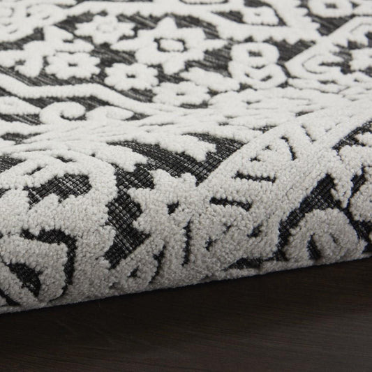 Nourison - Key Largo 22in x 76in Dark Grey Area Rug - KLG04-99446771339_CLOSEOUT veiw 2