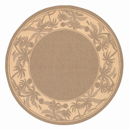 Couristan - Recife Island Retreat/Beige-Natural Rug - 86 Round - 12220722086086N veiw 1